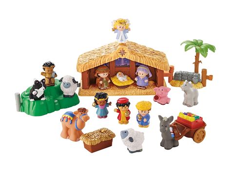 fisher price little people christmas nativity|fisher price nativity set walmart.